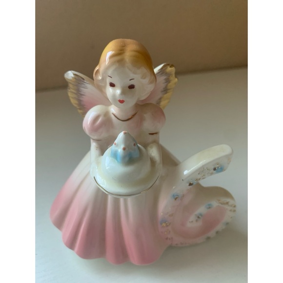 Josef Originals Ceramic Birthday Angel Age 6 - Picture 1 of 5